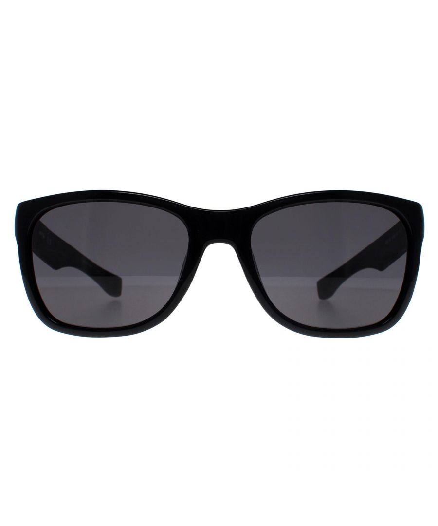 Lacoste Square Unisex Black Grey Gradient L662S  Sunglasses are a funky fresh wayfarer style in bright colours but still with the technical excellence you expect from a brand like Lacoste. Here they feature a magnetic telescopic temples that can join together when extended to give a neckband!