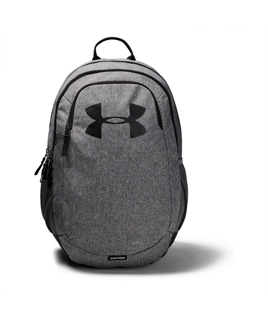 Under Armour Scrimmage 2.0 Backpack - UA Storm technology repels water without sacrificing breathability. Adjustable, padded HeatGear shoulder straps for ultimate comfort. Soft-lined laptop sleeve—holds up to 15