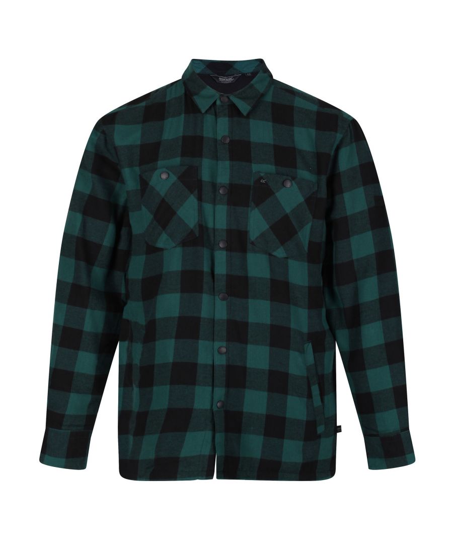 100% Organic Cotton. Design: Brushed, Checked. Lining: Fleece. Pockets: 2 Chest Pockets. Fastening: Button. Neckline: Collared. Sleeve-Type: Long-Sleeved. Branded Tab, Supersoft.