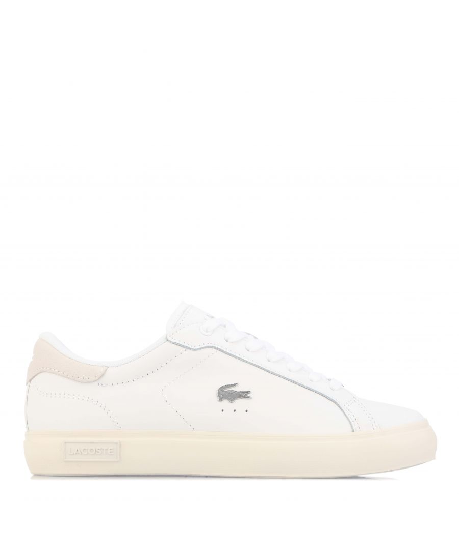 Lacoste Powercourt sneakers voor dames, wit
