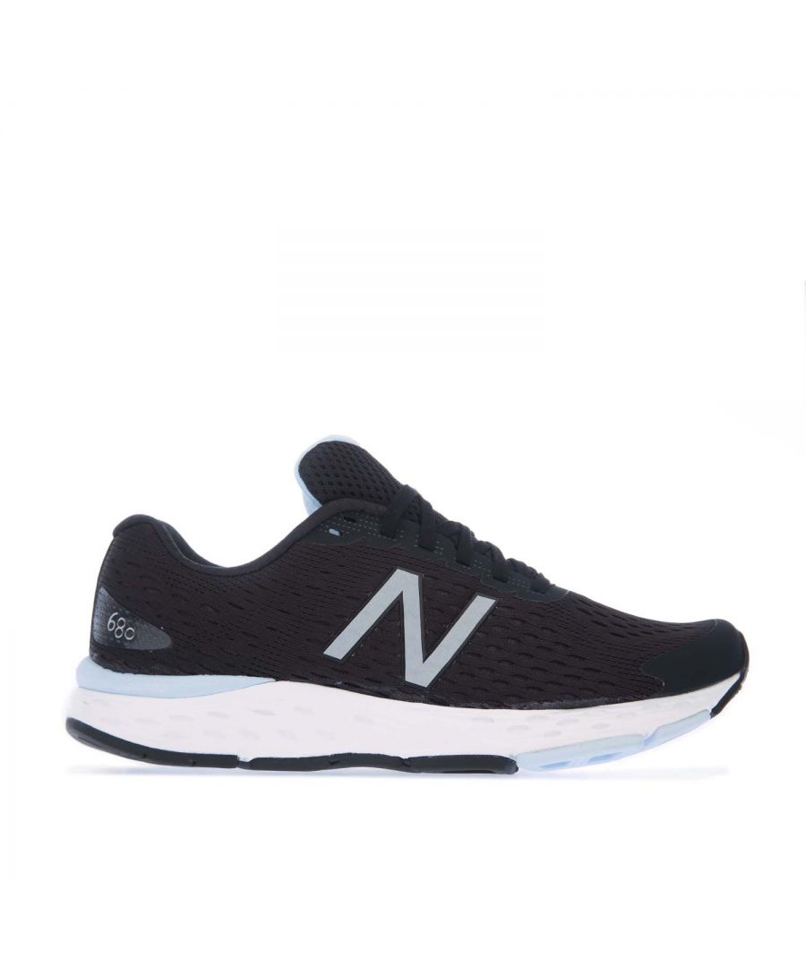 New Balance 680v6 hardloopschoenen voor dames, zwart