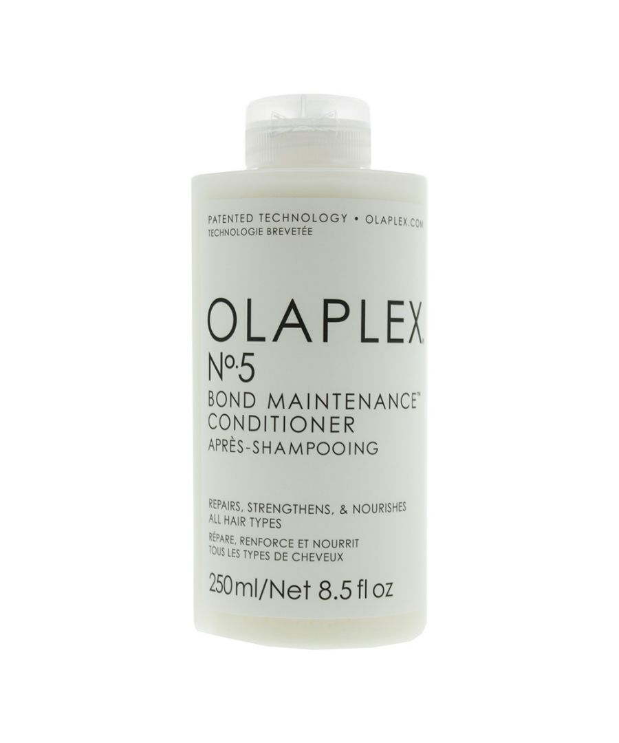 Olaplex No. 5 Bond Maintenance Conditioner targets the appearance of frizz and breakages. Specially formulated to help fortify damaged hair that has been weakened by the use of chemicals, hair will appear healthy with enhanced shine