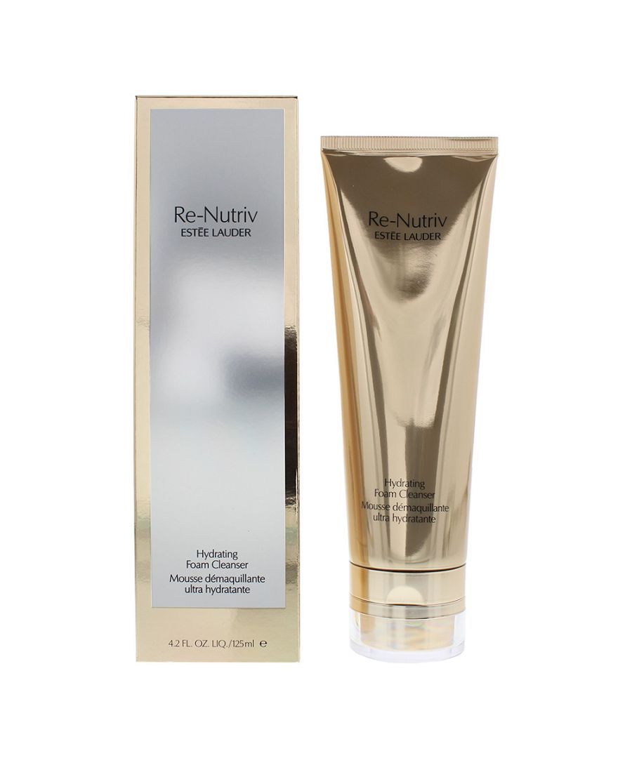 Estée Lauder Re-Nutriv Hydrating Foam Cleanser gently but effetely removes makeup, impurities and pollutants leaving skin clean, soft and refreshed.