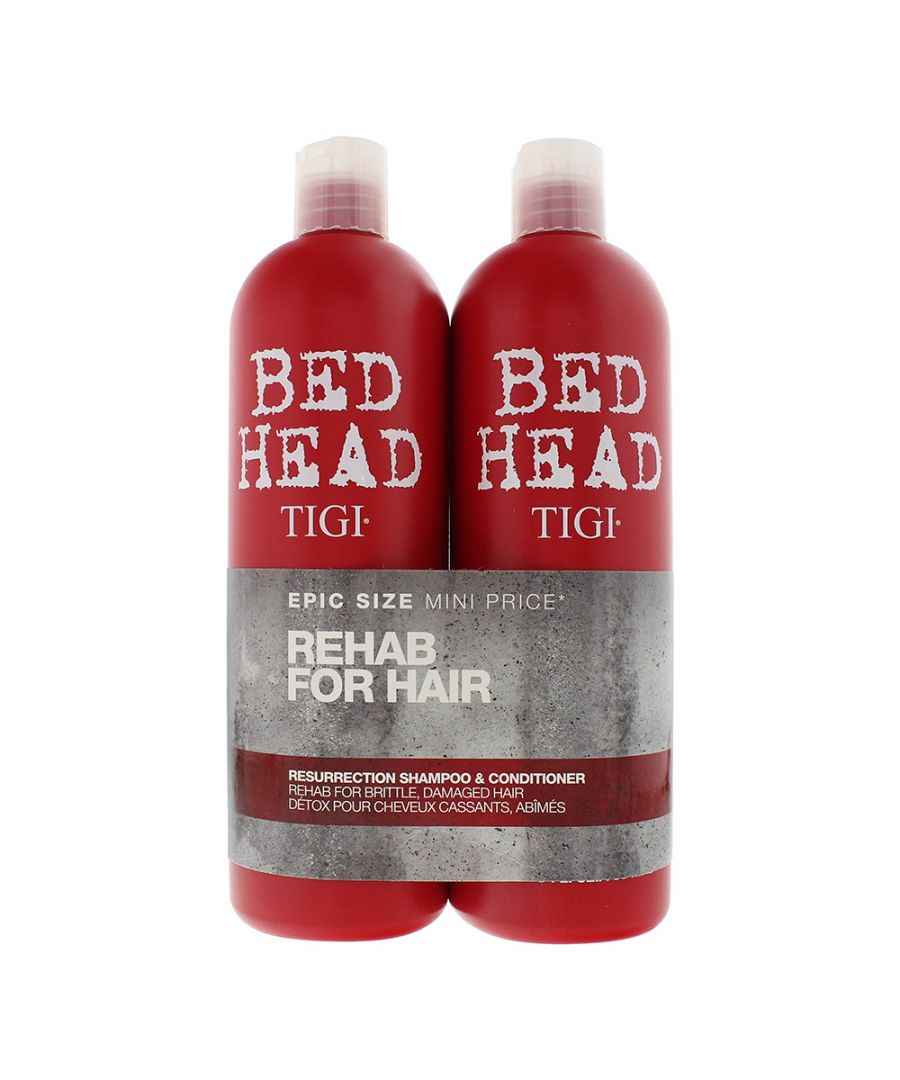 Tigi Bed Head Shampoo and Conditioner repairing set is formulated to help damaged by regular styling and dyeing hair. It nourishes, moisturises and conditions hair back to health, leaving it smooth, shiny and more resilient to future treatments.