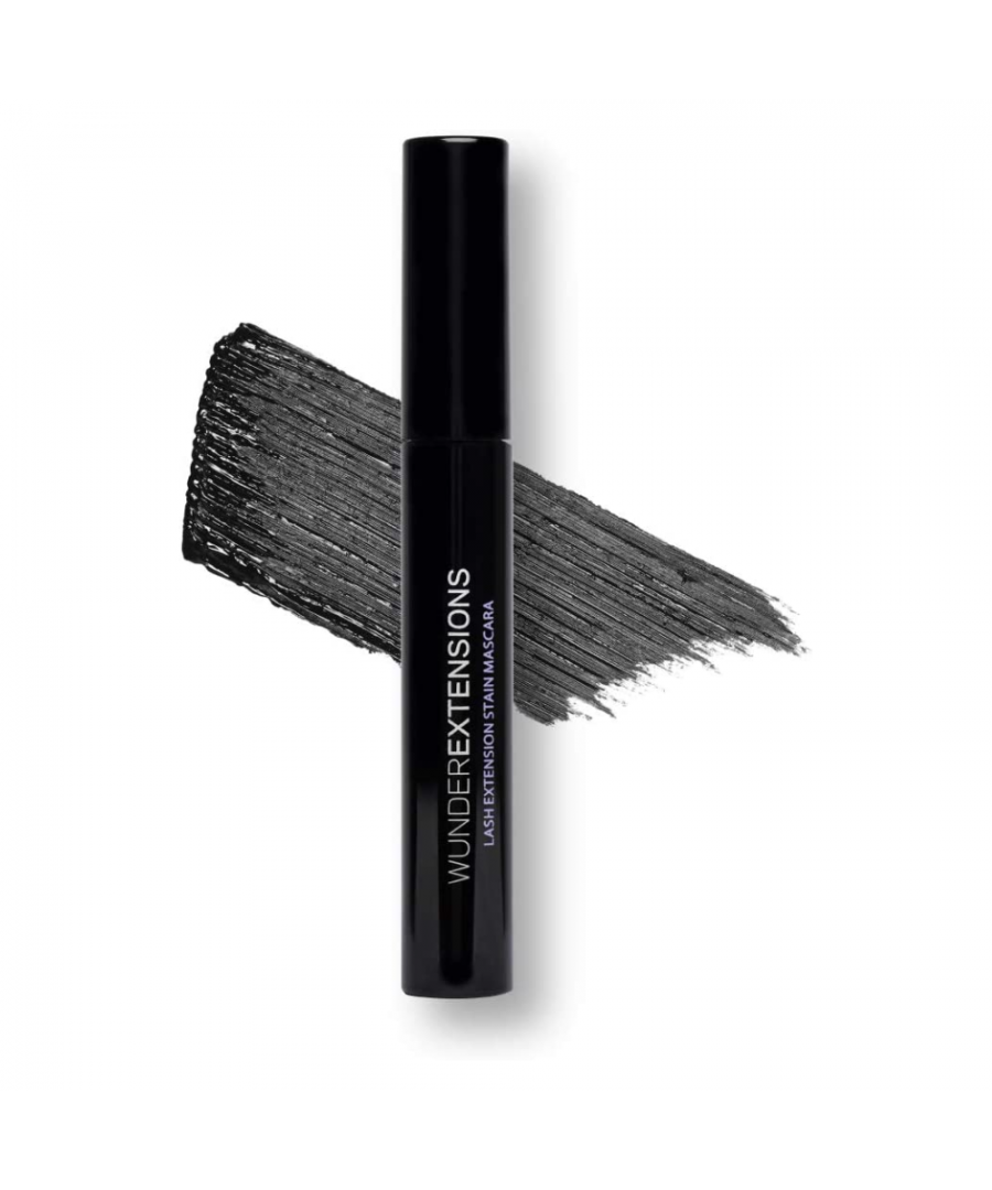 A mascara that stays 72 hours – This staining mascara gives rich color, a flake-free finish and waterproof wear that lasts for up to 3 days. To remove, you’ll need to use an oil-based makeup remover. The WUNDEREXTENSIONS Lash Extension Stain Mascara lasts up to 3 days and gives you natural-looking, defined lashes with an extra Black finish. The mascara is also waterproof and has a comfortable feeling on the lashes without smearing or flaking – the mascara that won't move until you want it to!