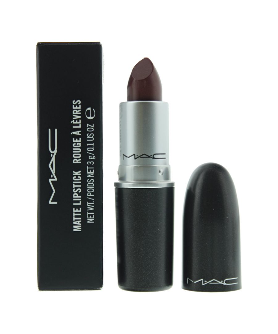 This creamy rich lipstick features high colour payoff in a non-shine matte finish.