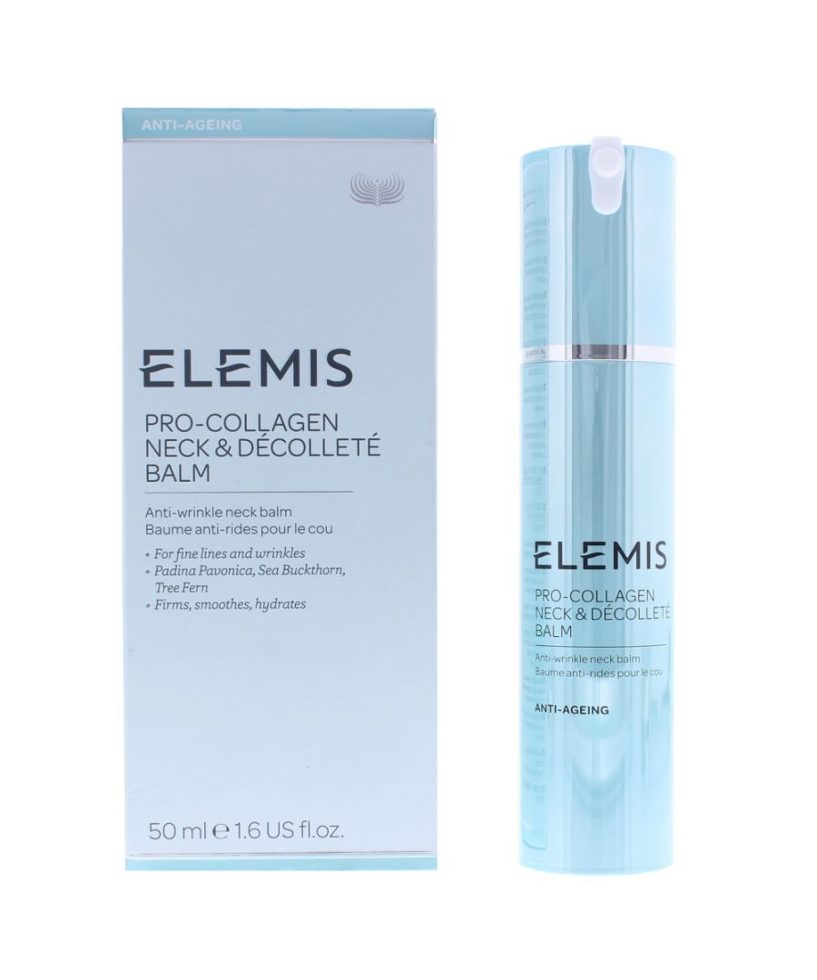 Firm smooth and hydrate the delicate skin on the neck and d collet  with this procollagen balm. Ideal for tackling dry crepy and saggy skin its rich formulation of sea buckthorn oil fatty acid omega7 Mediterranean algae and tree fern help to improve elasticity smooth fine lines and wrinkles and strengthen the skin. With consistent use it becomes firmer plumper and more youthful making you feel more confident