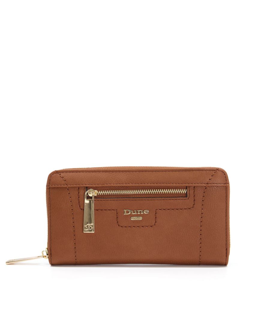 This minimal zip up purse will slip seamlessly into your handbag. With a zip up compartment on the back.  Sleek and modern it will complement any look.