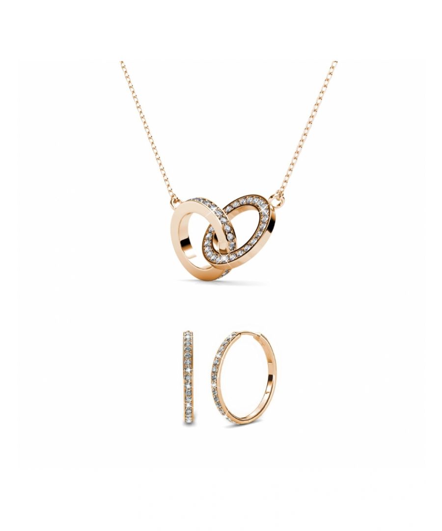 Chique Circle Twin Sets - Oostenrijks kristal