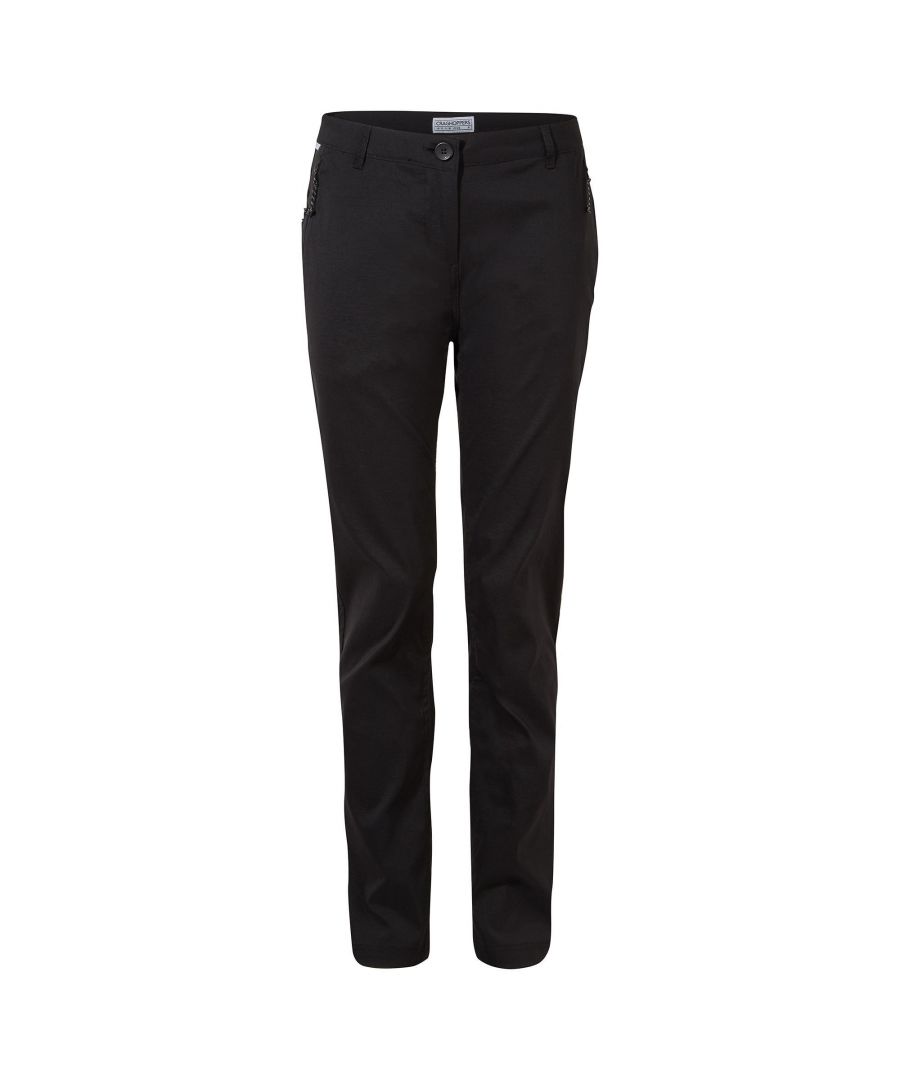 Craghoppers Womens/Ladies Kiwi Pro II Trousers (Black) - Size 16 Long