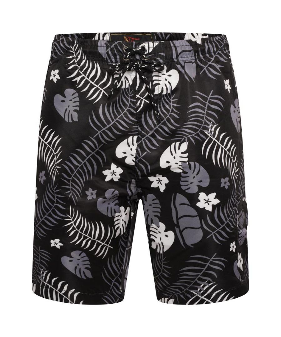 Forge Mens Swim Shorts - Black - Size 3XL