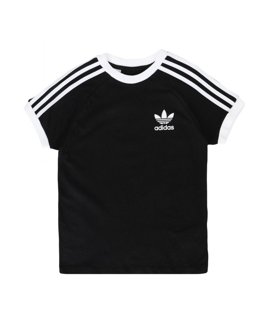 Image for Adidas Originals Boys' Cotton T-Shirt in Black