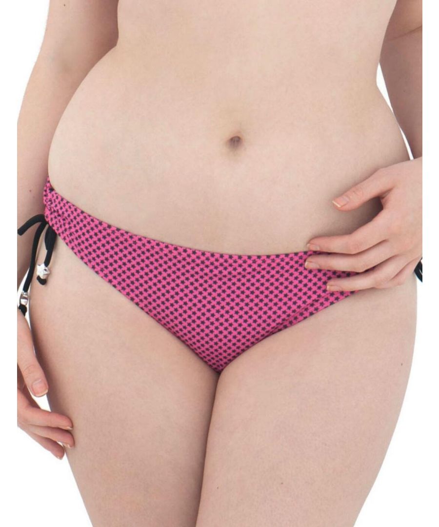 Curvy Kate Womens Starry Eyed Bikini Brief - Pink - Size 4XL