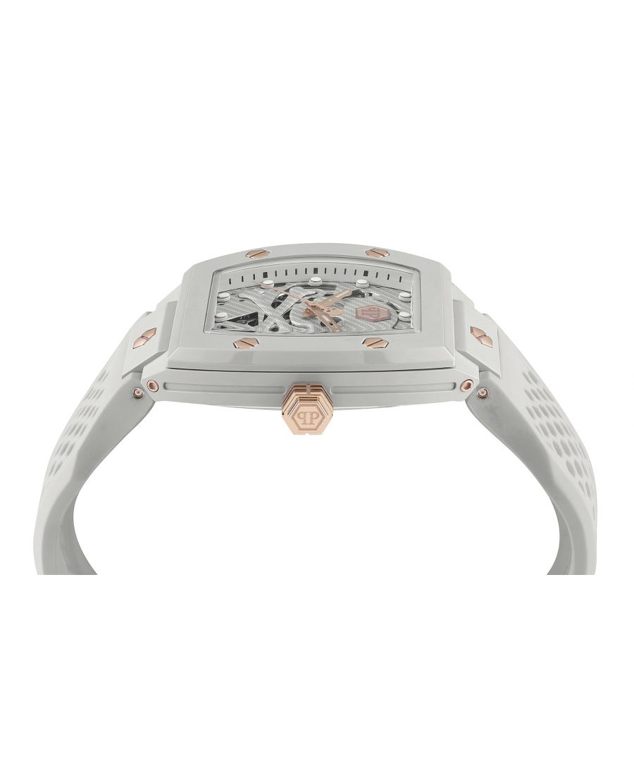 Philipp Plein The Skeleton Ecoceramic Men's Automatic Watch 44mm White - Image 2