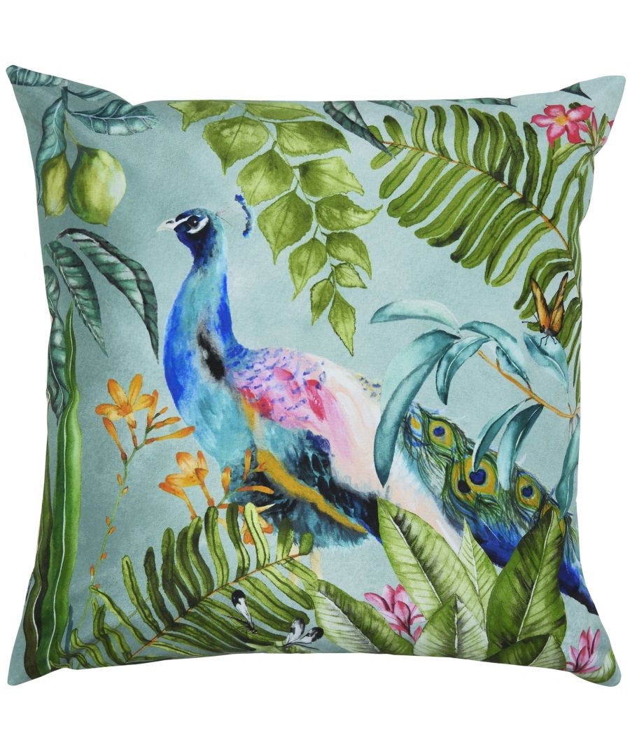 Image for Peacock Outdoor Cushion