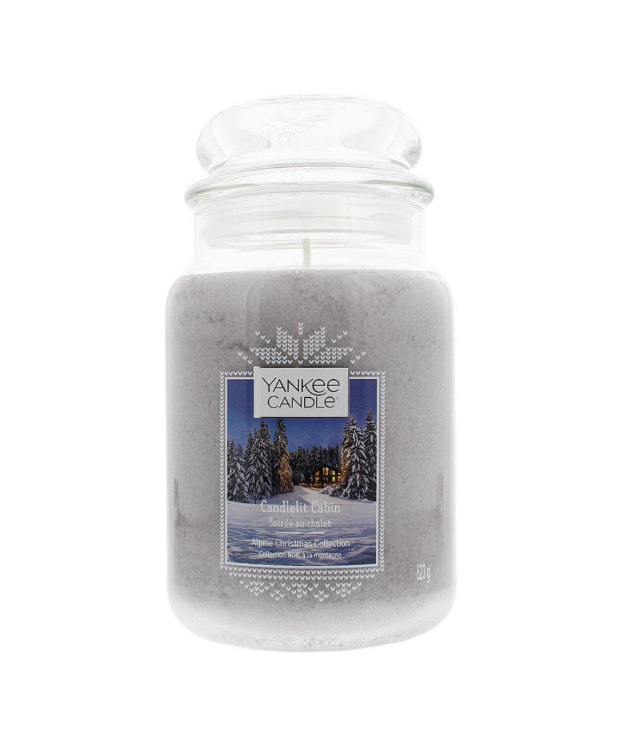 The Yankee Candlelit Cabin Candle contains top notes of Rhubarb, Black Peppercorn and Apple; middle notes of Nutmeg, Magnolia and Hazelnut; and base notes of Vetiver, Patchouli and Amber. The fragrance is a warming woody one with a delightful blend of rustic and warm notes. The candle is made from premium grade paraffin wax which delivers a clean, consistent burn and has a burn time of between 110 and 150 hours.