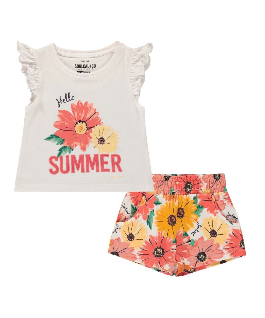 Image for SoulCal Girls Shorts & T-Shirt Set Baby Clothing Set