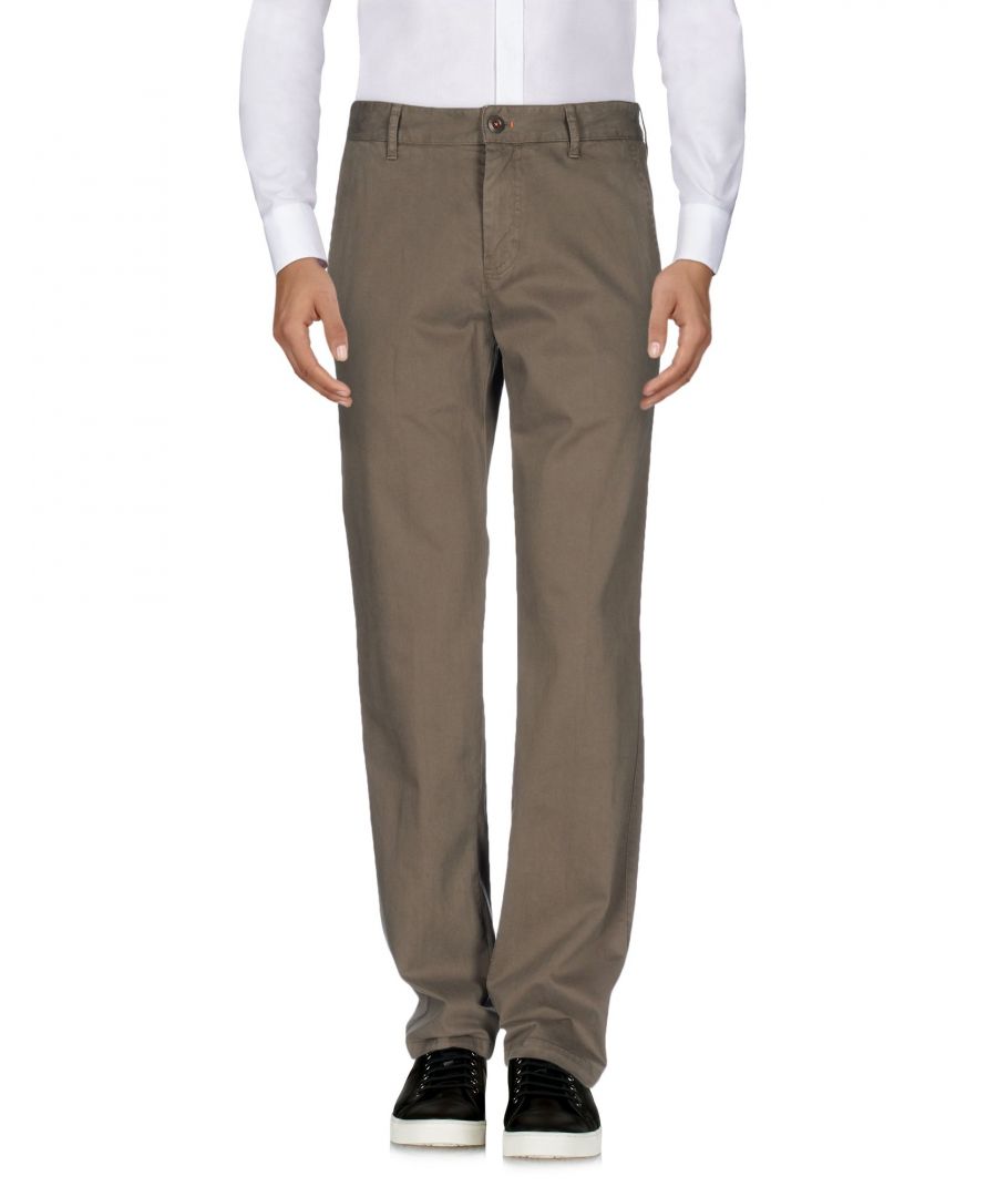 twill, solid colour, mid rise, regular fit, straight leg, darts, button, zip, multipockets, chinos