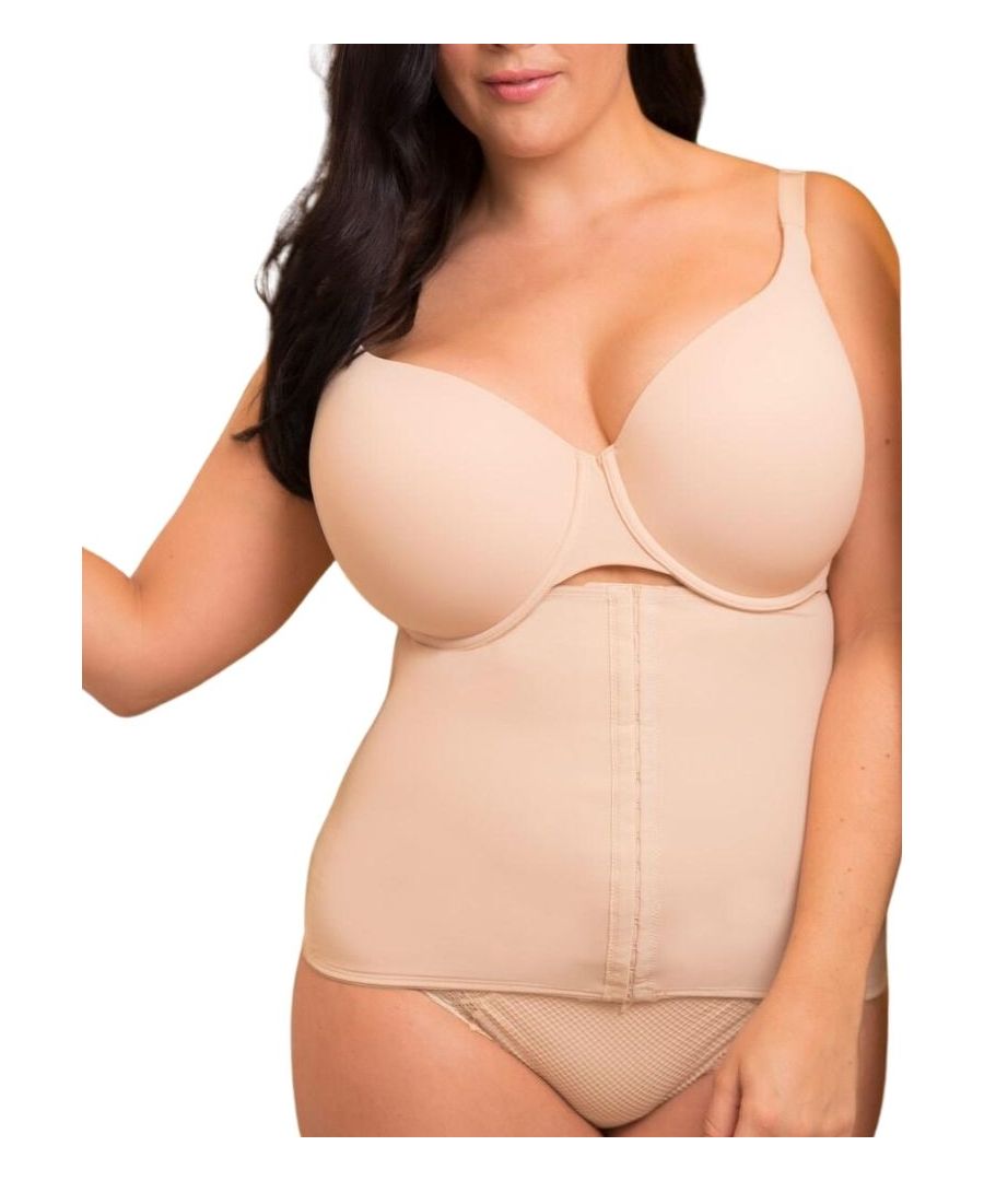 Pour Moi Definition Hook And Eye Waist Cincher provides everything you need to make your figure looks the best possible with out to much restriction. This waist cincher is complete with 3 hook and eye fastening for you to adjust to the level of shapewear you need.