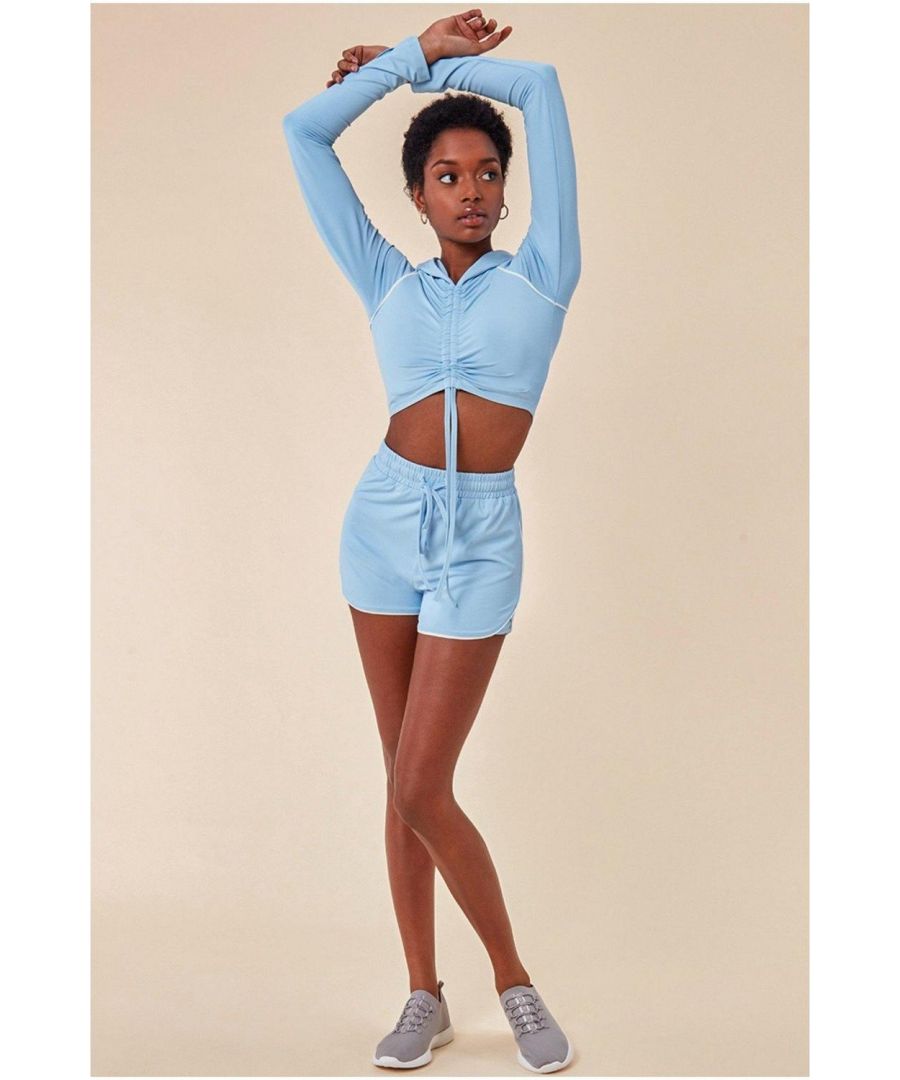 Image for Cosmochic Jersey Short Set with Drawstring Top - Blue