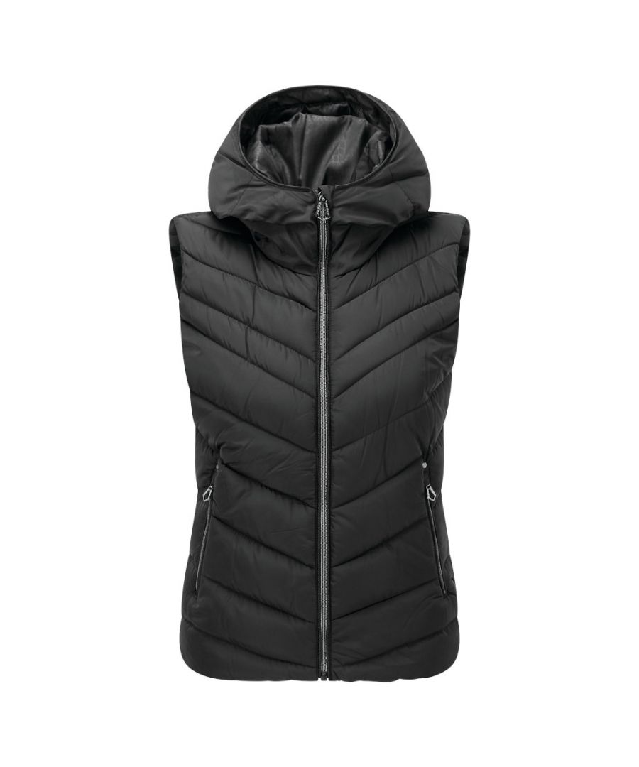 Image for Dare 2b Womens Complicate Warm Quilted Hooded Gilet Jacket