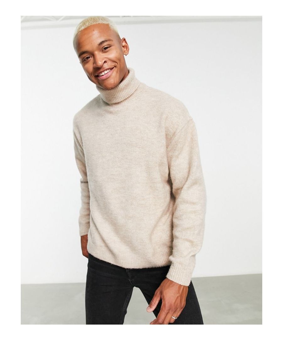 Jumpers & Cardigans by ASOS DESIGN The soft stuff Roll-neck Long sleeves Ribbed trims Regular fit Sold By: Asos