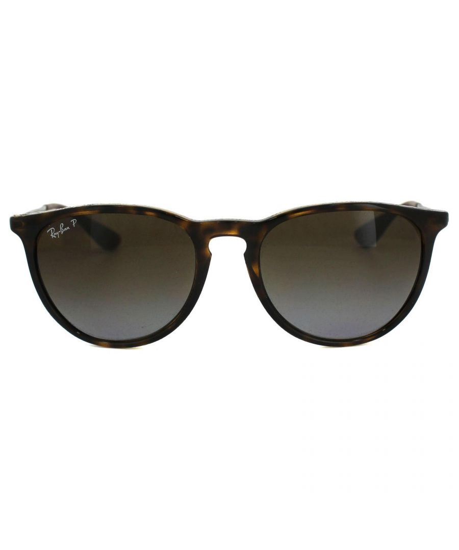 Ray-Ban Sunglasses Erika 4171 710/T5 Tortoise & Gunmetal Brown Gradient   Polarized these retro inspired sunglasses feature a cool twist with the   acetate frame merging into the metal arms and back into acetate on the   temple tips. Awesome!