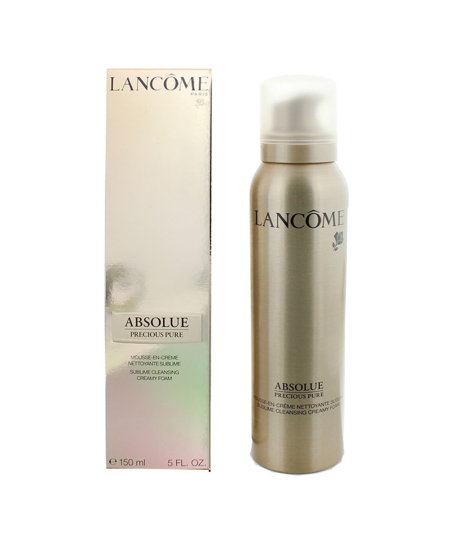 The Lancôme Absolue Precious Pure Cleansing Foam is a sumptuous cleansing form, that has been formulated to remove impurities and help skin looking youthful. The foam leaves skin with a healthy glow and a velvety texture.