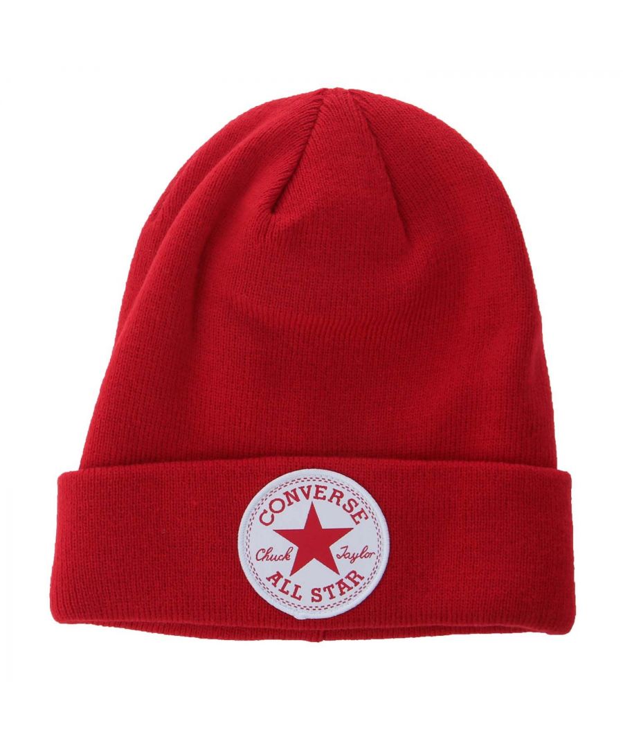 Image for Accessories Converse Chuck Patch Beanie in Red