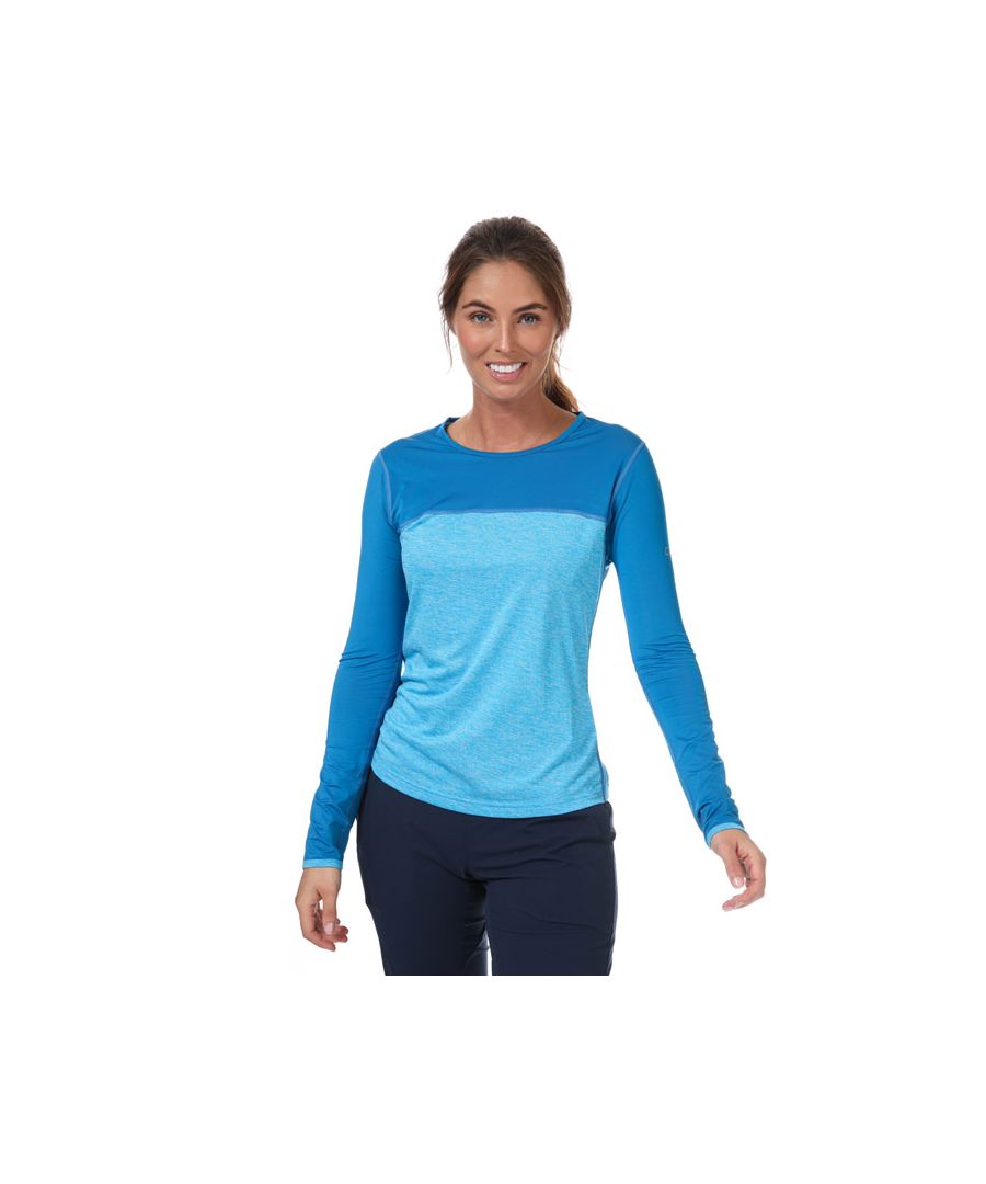 Image for Women's Berghaus Voyager Tech Long Sleeve T-Shirt in Blue