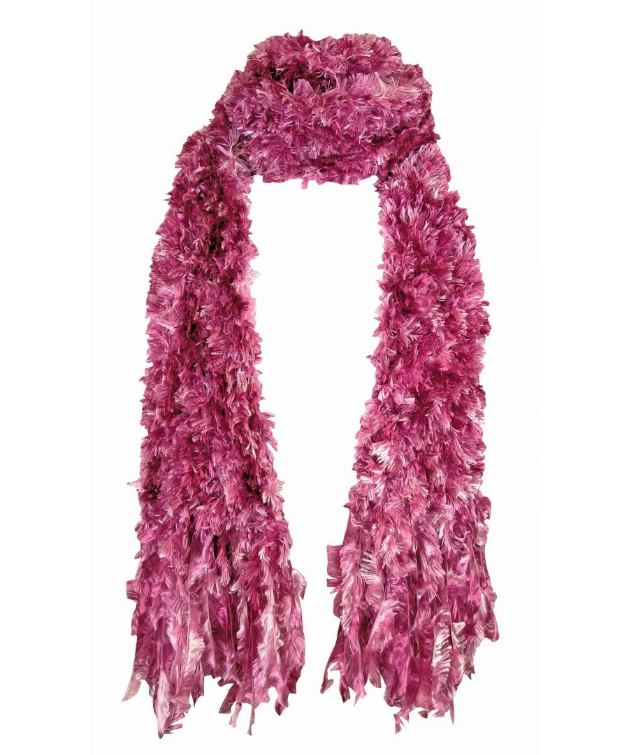 Image for Ladies Colourful Fashion Style Lightweight Luxury Soft Feather Scarf