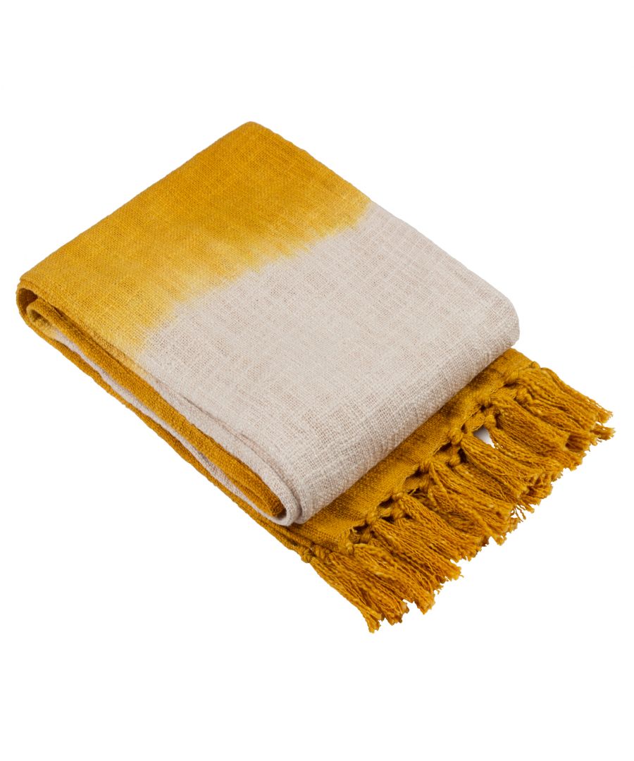 Ideal for creating a Japandi-style feel to your modern home, the distinctive Mizu throw is eye-catchingly dip-dyed to create a cool injection of colour for your soft furnishings. Made with an enzyme-washed slub Cotton base, which will become softer the more it is washed, this cushion adds vibrancy to your interior. Two complimenting sized cushions are available to complete the look!