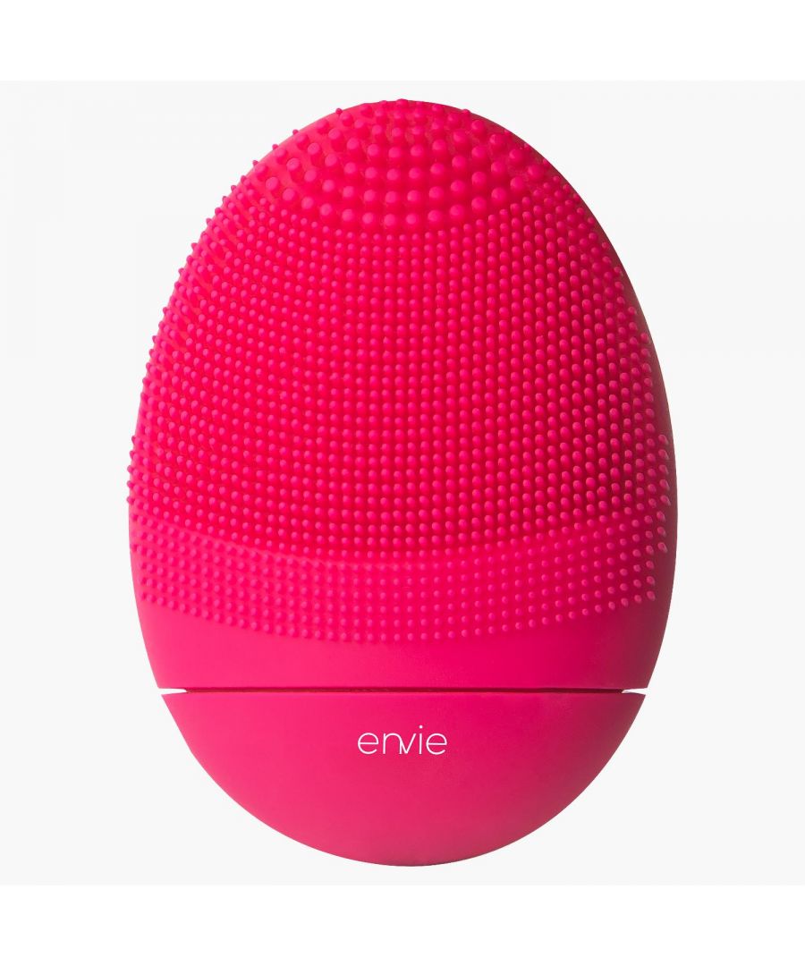 This waterproof, silicone cleansing brush and facial massage tool uses high-frequency sonic pulses which effortlessly remove dirt, oils and makeup residue, whilst low-frequency pulses increase blood circulation in wrinkle-prone areas and aid the production of collagen and elastin to restore the skin's firmness and elasticity.  \n\nKey Features:\nPromotes blood circulation and nutrient absorbtion\nHelps reduce oily skin, clogged pores and blackheads\nSuitable for all skin types\nRechargeable\nWaterproof PIX6. Ergonomic design, making it easy to hold\nCompact and portable. \nIncludes charging stand and USB charging cable