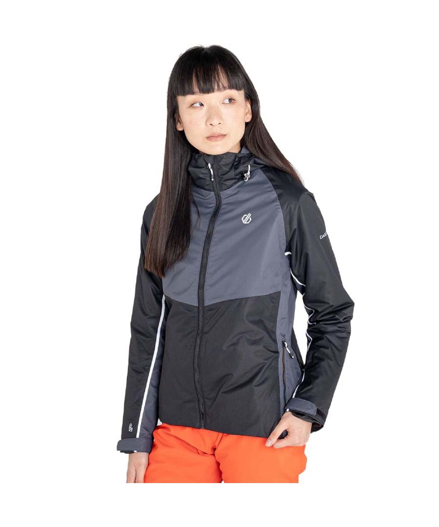 Dare 2B Womens Radiate II Waterproof Breathable Ski Coat - Black - Size 12 UK
