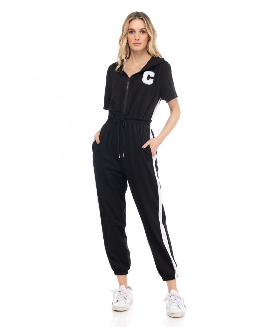 Image for Hooded romper suit