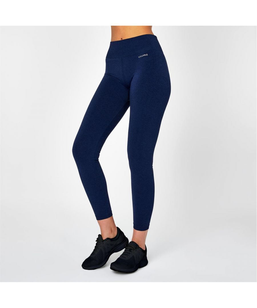 USA Pro Womens High Rise Seamless Leggings