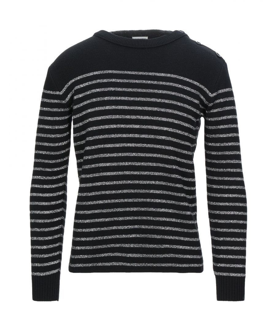 contains non-textile parts of animal origin, knitted, lamé, no appliqués, stripes, round collar, lightweight knitted, long sleeves, front closure, button closing, no pockets, large sized