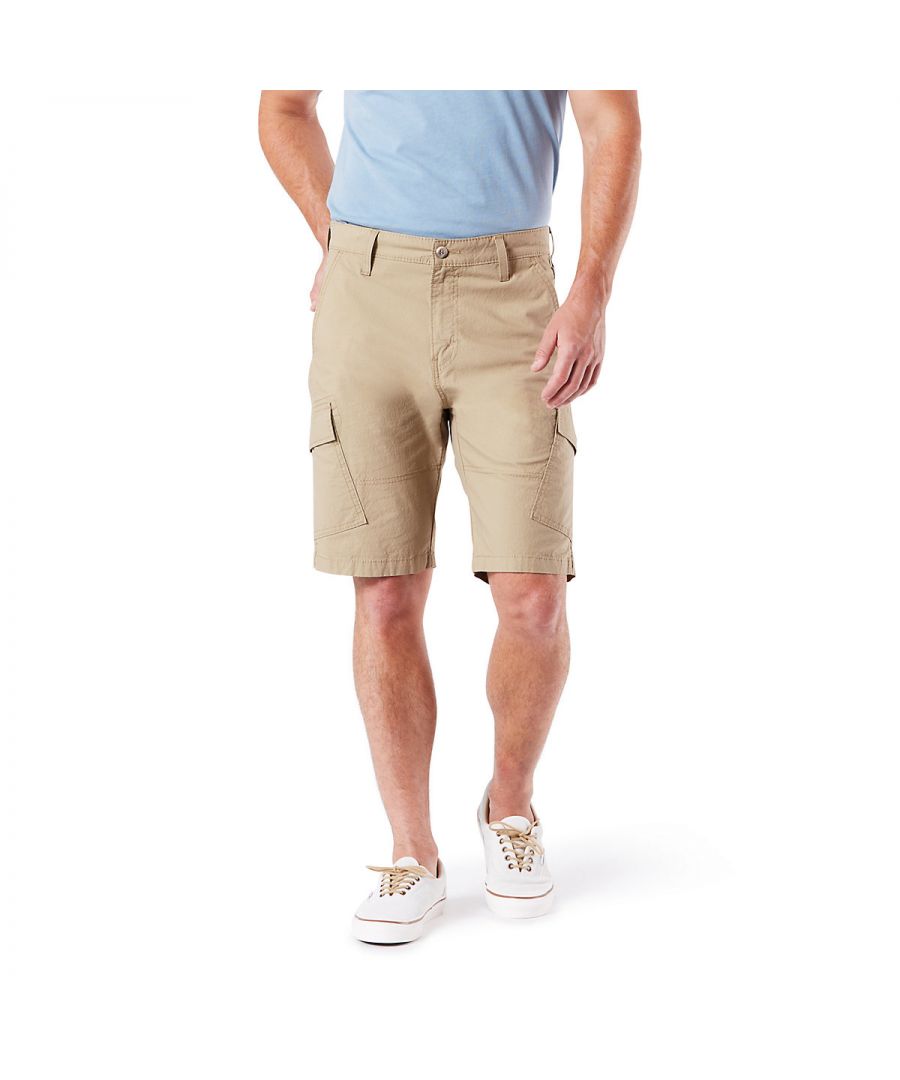 levi khaki cargo shorts