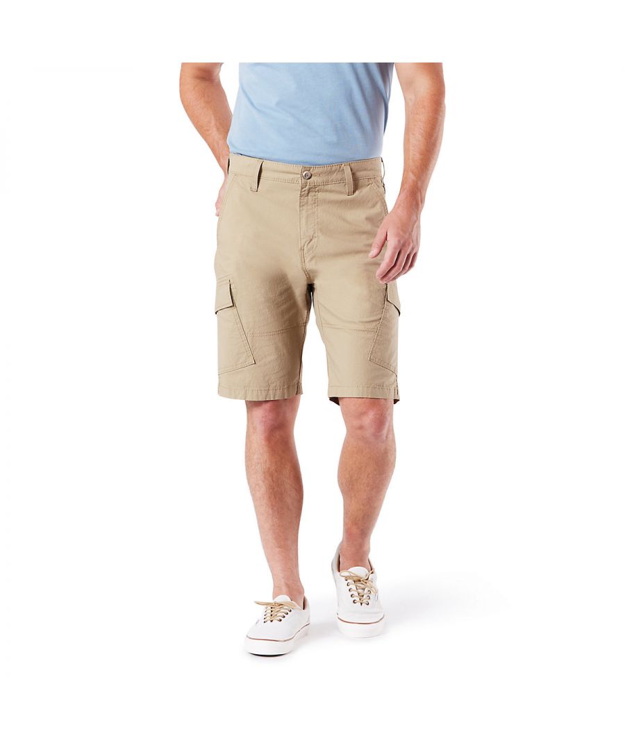 Image for Levi's Signature Gold By Levi Strauss New Beige Men's Cargo Shorts