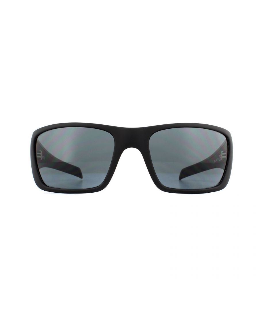 Cairn Mens Sunglasses Summit 02 Matte Black Shiny Grey - One Size
