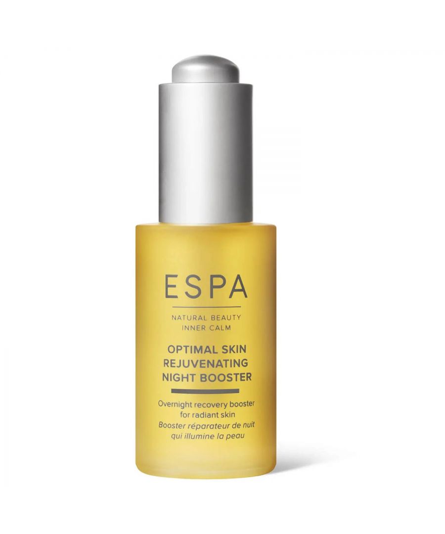 An overnight skin recovery booster, transforming your day cream or serum into a beautifully intensive night time skincare treatment, for skin that looks visibly radiant and revitalised. High purity plant cell complex, combining the ‘Four O’clock Flower’ and Caffeine, helps intensify skin’s natural overnight renewal cycle and daytime barrier function. Winged Kelp and Canola Oil soothe and protect, while extract of Bidens Pilosa, a natural and gentle source of Bio-Retinol, helps improves the appearance of fine lines for a smoother, more even skin tone. \n\nContinue on the path of our brand evolution, together with nature. \n\nVegan friendly formula.