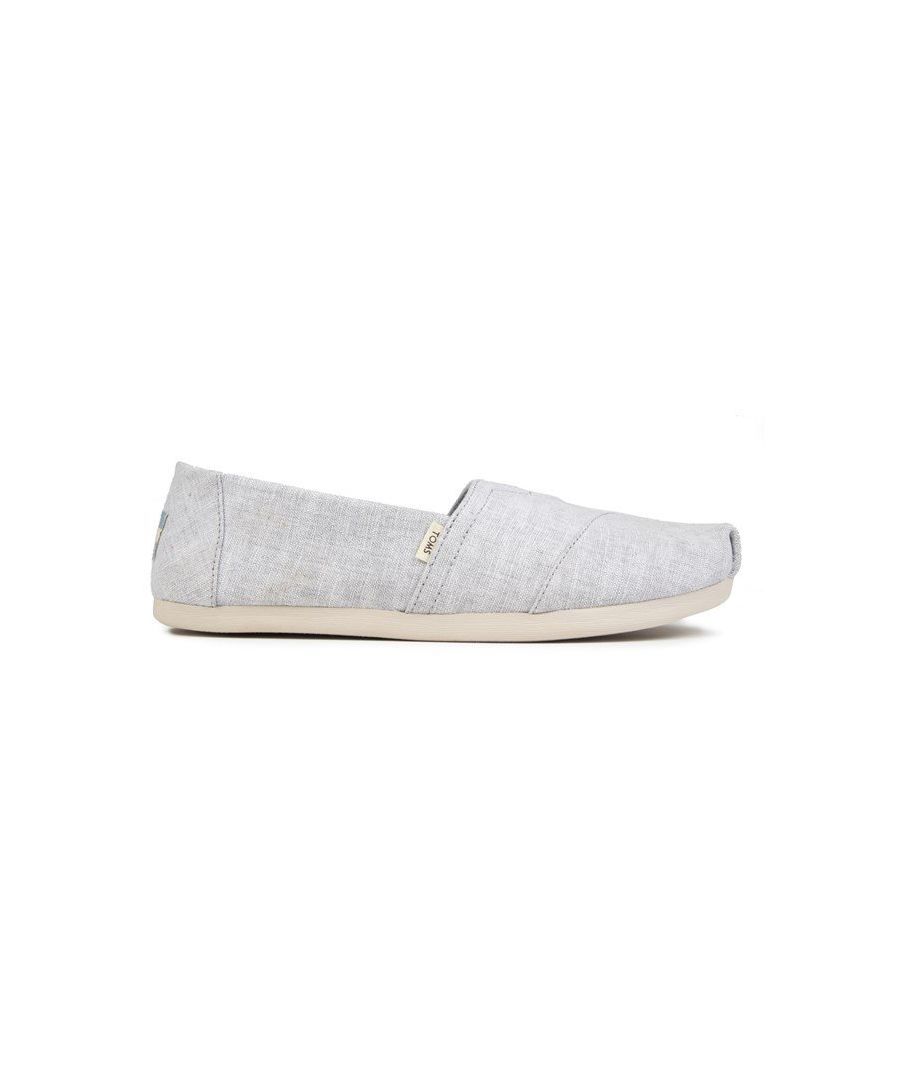 Toms Womens Classic Shoes - Grey - Size UK 5