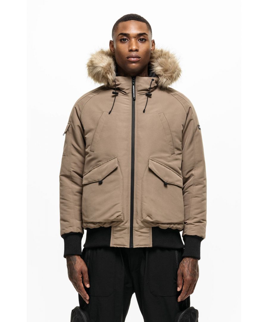 Image for Fortitude Taupe Bomber Parka