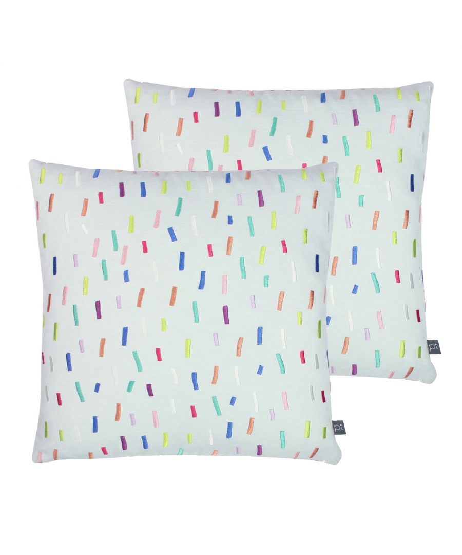 These loud and playful cushions that would be perfect for a children's bedroom, or perfectly match an eccentric interior. Bring some fun into your home with the Dolly Mixture cushions.