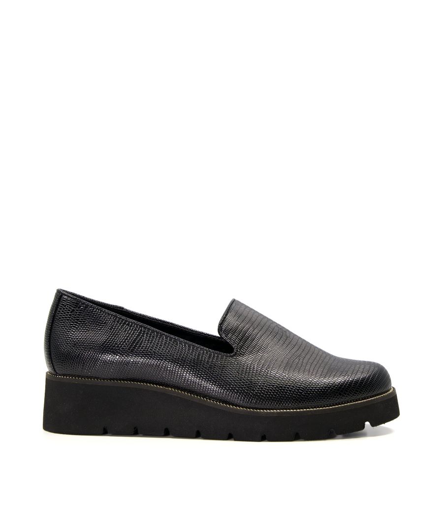 dune black loafers ladies