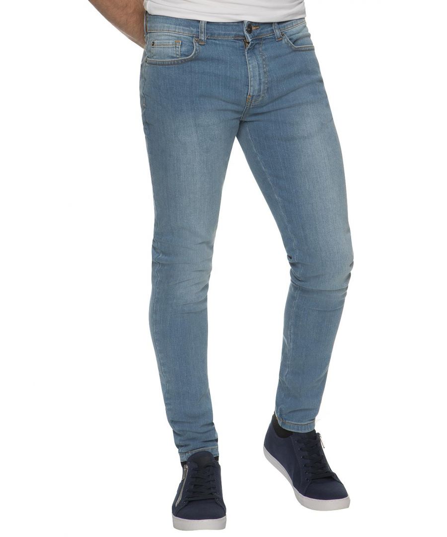 Image for Enzo Mens Skinny Super Stretch Denim Jeans