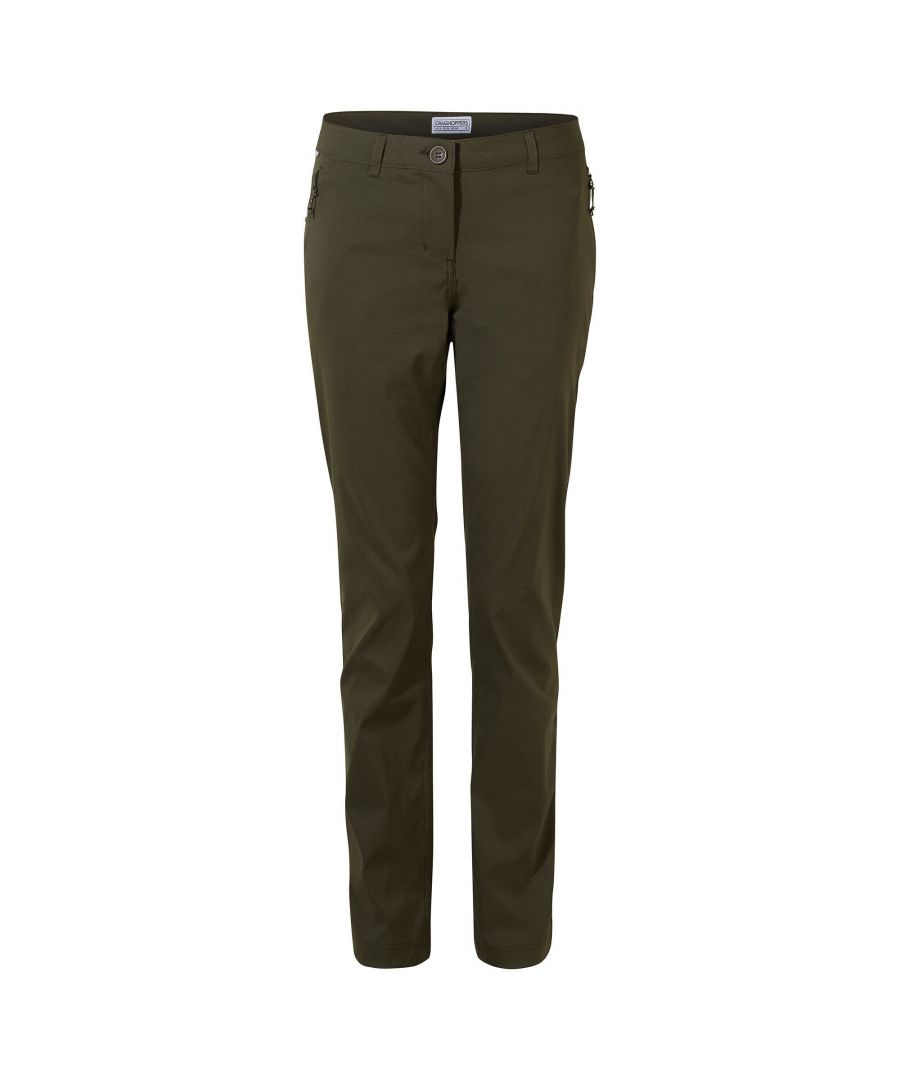 Craghoppers Womens/Ladies Kiwi Pro II Trousers (Khaki Green) - Size 18 Regular