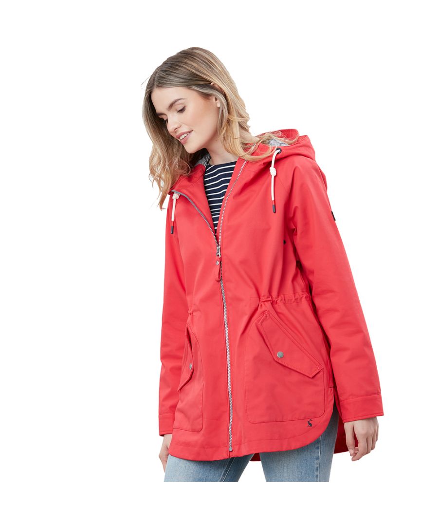 What will be your favourite part of the Shoreside coat? The fact you can get caught in the rain without a worry, its seaside-inspired detailing or perhaps the flattering a-line shape? Whatever your reasons are for loving it, we don't blame you! It's 100% waterproof with a storm-peak hood, has an adjustable drawcord waist and is complete with cord toggles for a nautical touch.