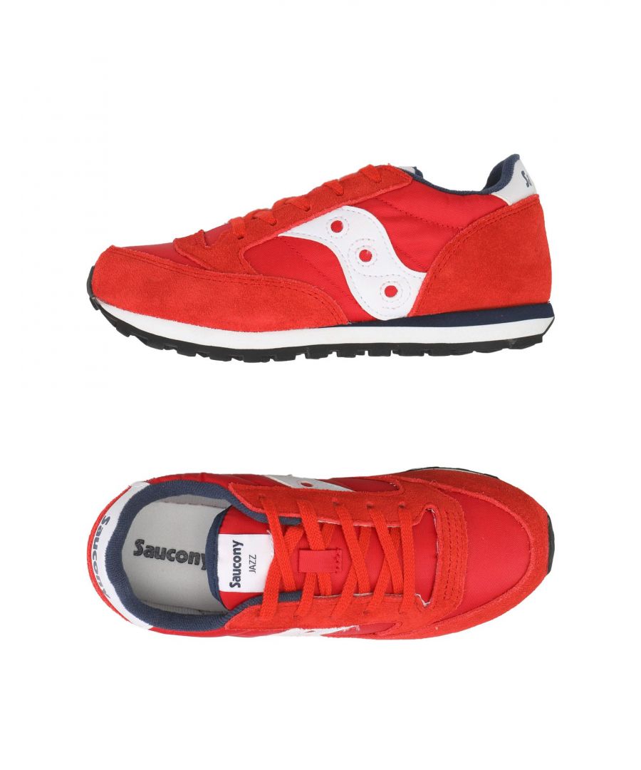 Image for Saucony Boys' Leather Trainers in Red