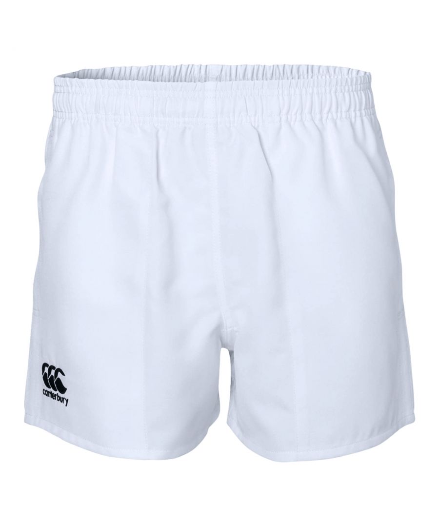Image for Canterbury Mens Professional Elasticated Sports Shorts (White)